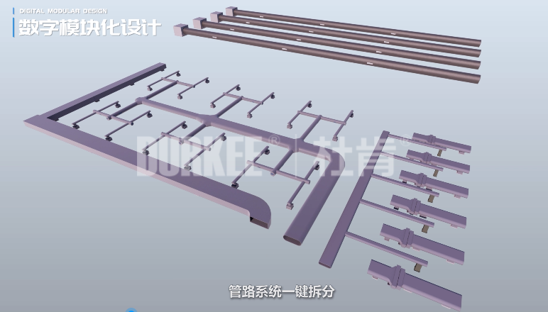 杜肯柔性复合风管数字模块化设计